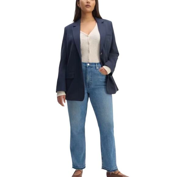 Everlane High Rise Cheeky Jean, Cropped, Casual, Weekend, Brunch 27R NEW - Picture 5 of 14